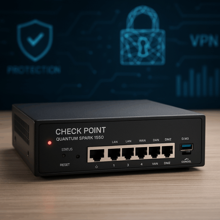 Check Point Quantum Spark 1550 – Kichik va o’rta biznes uchun kuchli xavfsizlik devori